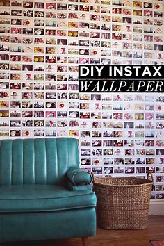 DIY Instax Wallpaper - A Beautiful Mess