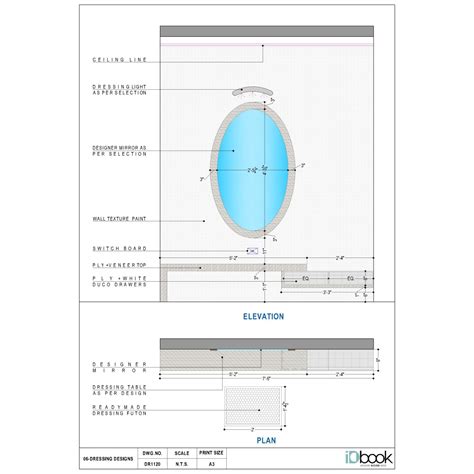 Vanity Table with Unique Design