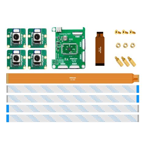 Arducam16mp Autofocus Quad Camera Kit For Raspberry Pi 16mp Imx519 ...