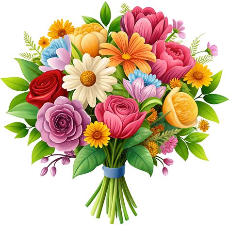 Bouquet Flowers Clipart