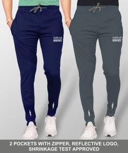 VeBNoR Solid Men Dark Blue, Grey Track Pants - Buy VeBNoR Solid Men ...