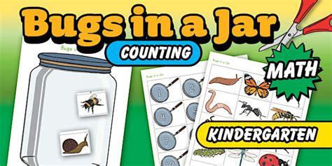 Bugs in a Jar Counting Activity (teacher made) - Twinkl