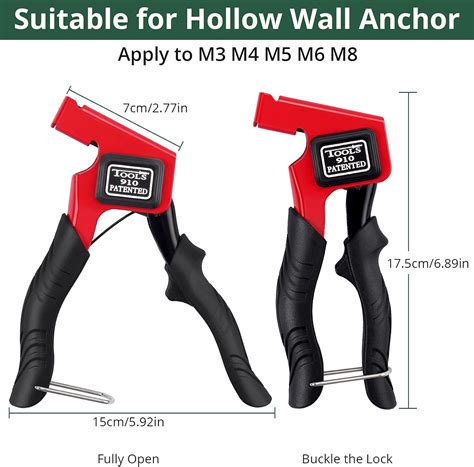 Buy Heavy Duty Wall Anchor Gun with 30pcs Molly Bolt JiGiU Metal ...