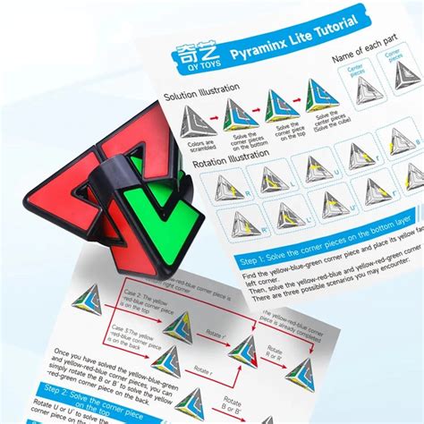 QiYi Pyraminx Lite Speed Cube, Black-Base – Cuberkart