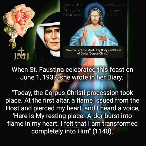 Saint Faustina's Diary | St faustina, St faustina diary, Saint quotes ...