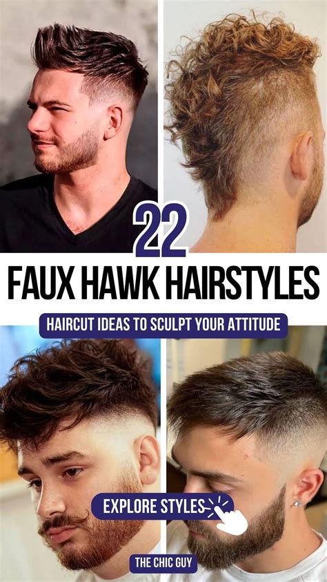 22 Trendy Faux Hawk Haircuts for a Bold Look in 2024
