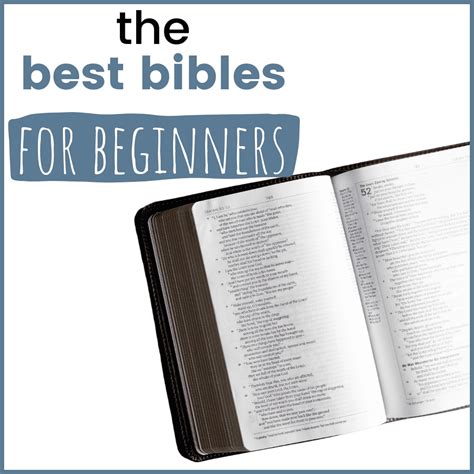 The Best Bible for Beginners the 2025 Easy Bible Buying Guide - Mommin ...