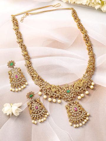 American Diamond Jewellery Set – Rubans