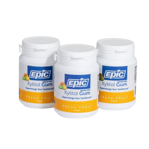 Snapklik.com : Epic Xylitol Chewing Gum - Sugar Free & Aspartame Free ...