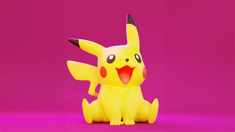 Pikachu 3D Model - TurboSquid 2180207