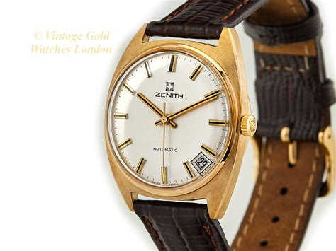 Zenith Cal.2572 Hi-Beat Automatic 9ct 1977 | Vintage Gold Watches