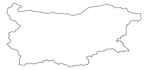 Bulgaria Outline Map - Bulgaria map - OutlineMap.org