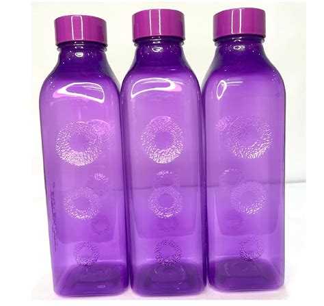 Plastic Bottle Set, 1 Litre, Set of 3 : Amazon.in: Home & Kitchen