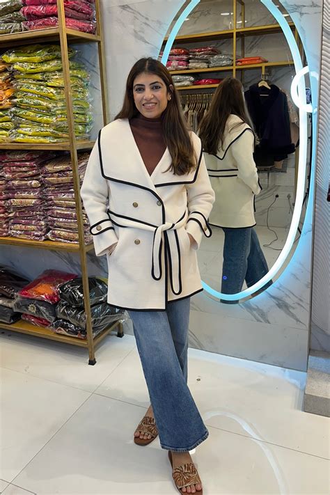 Woolen Overcoat With Belt – Raas by Riya