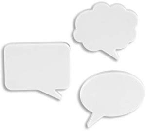 TASHKURST Talk Bubble White Board Dry-Erase Magnets, talk bubble ...