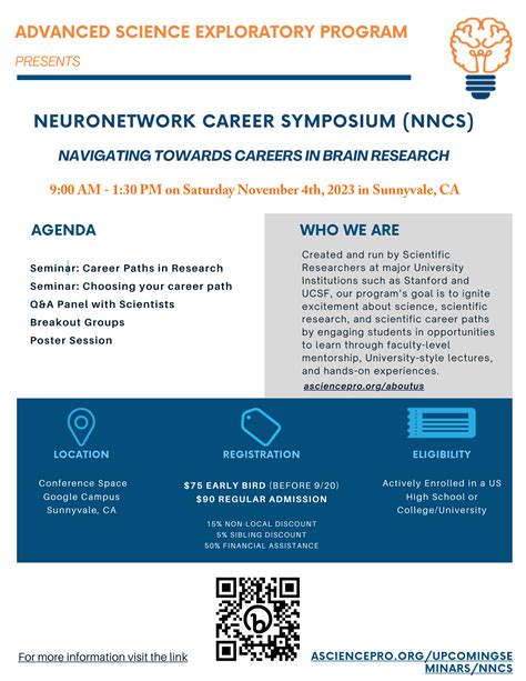 NeuroNetwork Career Symposium (NNcs) — Advanced Science Exploratory Program