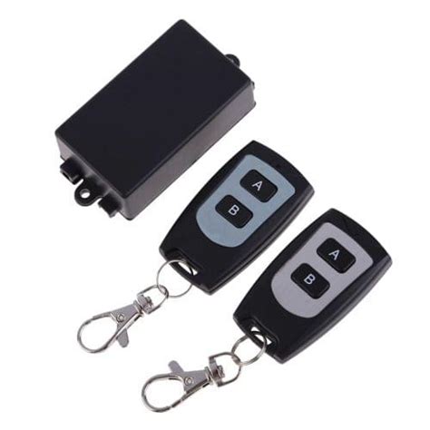 AC 220V 1CH Wireless Remote Control Receiver + 2 Buttons Waterproof Re ...