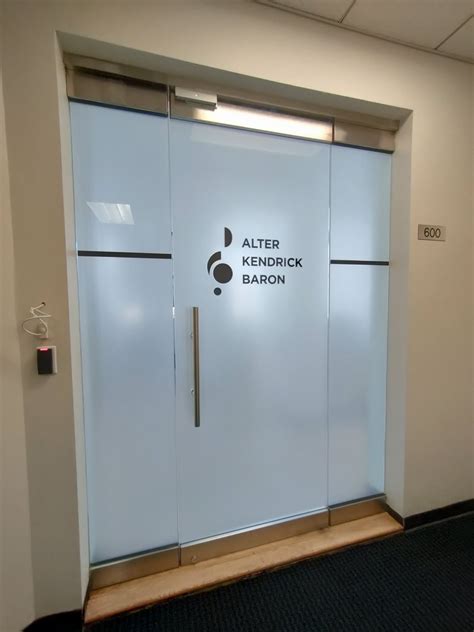 Office Glass Door Decals NYC | Glass Door Stickers NYC | Office Door ...