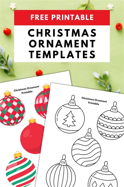 Printable Paper Christmas Ornaments | Fanny Printable