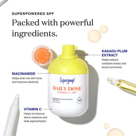 Daily Dose vitamin C+SPF 40-Supergoop – Beauty Essentials Honduras