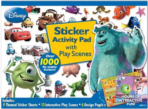 Buy Bendon Disney Pixar's Monsters Inc Ultimate Sticker Activity Pad ...