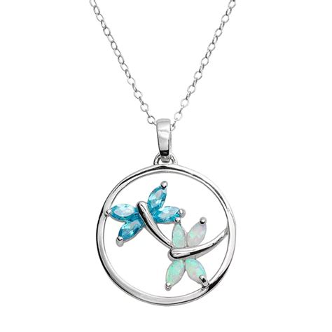 Jewelry for Trees Platinum Over Silver Cubic Zirconia & Lab-Created ...
