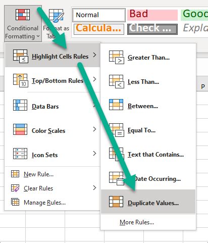 Conditional Formatting Excel Highlight Duplicate 的图像结果