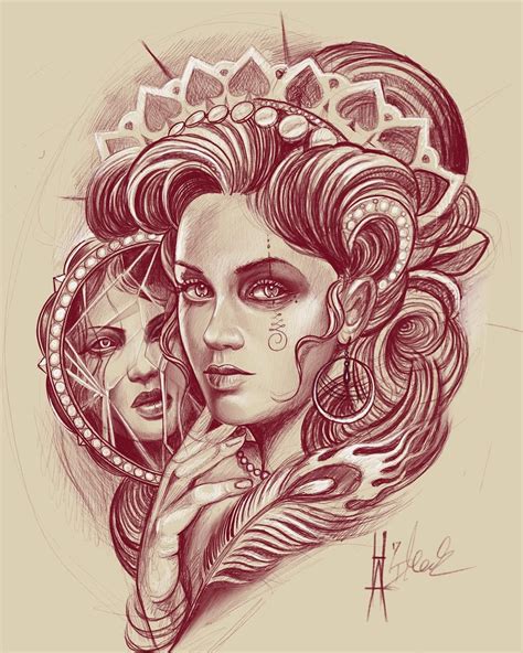 illustration art tattoo