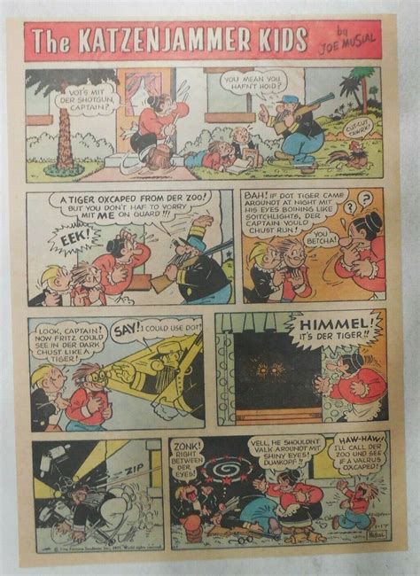 (39) Katzenjammer Kids by Joe Musial from 1971 Size: 11 x 15 inches ...