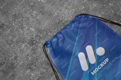 Premium PSD | Gym sack mockup design