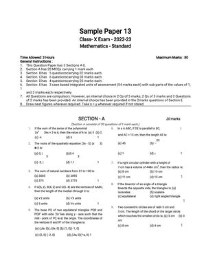 Advanced Physical Chemistry chapter 14 - 5. Class- X Session- 2022 - 23 ...