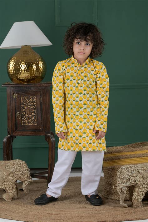 Junior Berry Delight Kurta Set – ForeverKidz