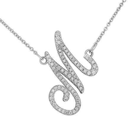 Diamond Initial Necklace For Sale at 1stDibs | diamond initial necklace ...