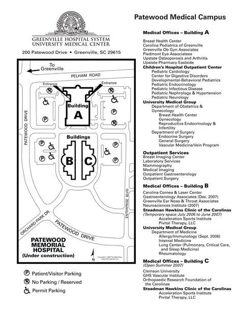 Patewood Medical Campus - Greenville Hospital System