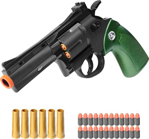 YHWSLYZ Toy Revolver, EVA Soft Bullets Cap Gun Revolver Guns India | Ubuy