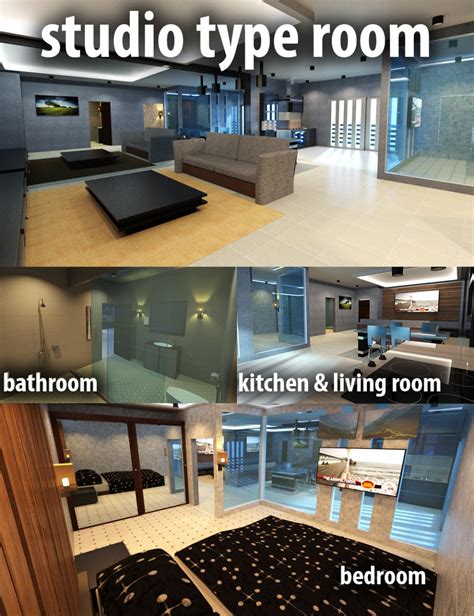 Image result for Studio Type Room Design