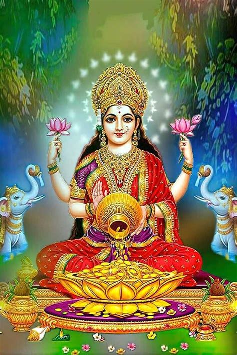 wallpics® Laxmi Ji Poster for Wall | Goddess Laxmi Poster for Home and ...