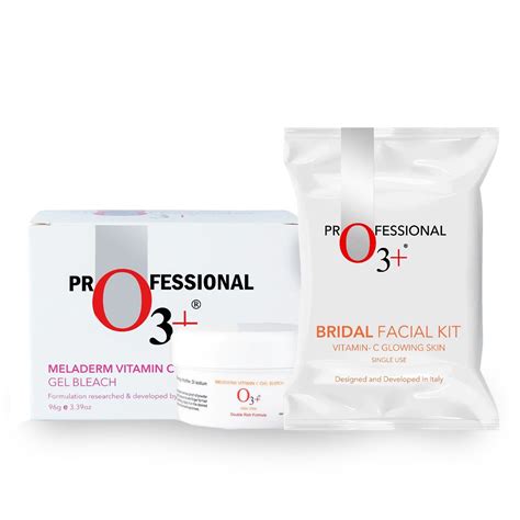 O3+ Bridal Facial Kit Vitamin C & Meladerm Vitamin C Gel Bleach Combo(