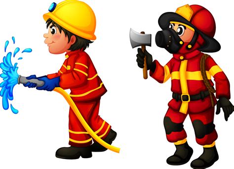 Strong Firefighter Clip Art
