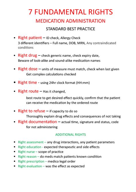 7 Fundamental Rights Guide - 7 FUNDAMENTAL RIGHTS MEDICATION ...