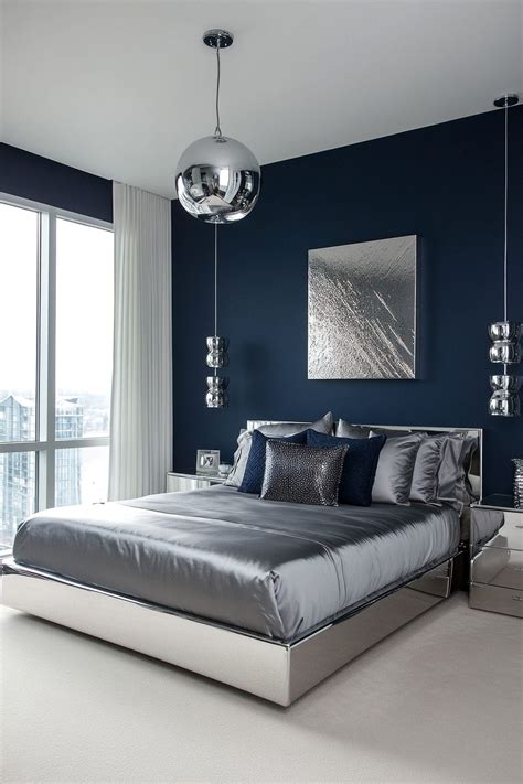 Navy Blue Bedroom Designs