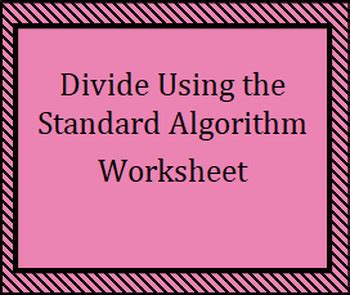 Division Algorithm for Kids 的图像结果
