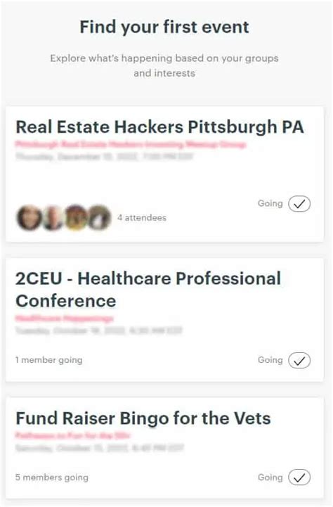 Image result for Meetup Profile