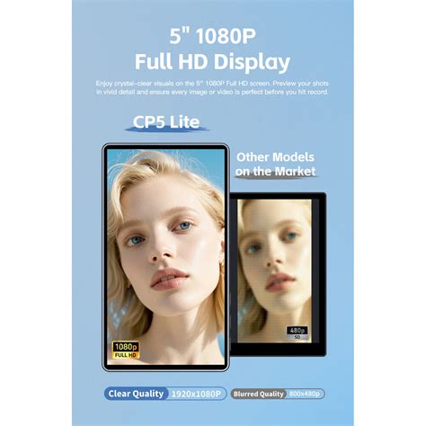 Buy in India Shimbol CP5 Lite 5" Rear Smartphone Camera Monitor – Tanotis