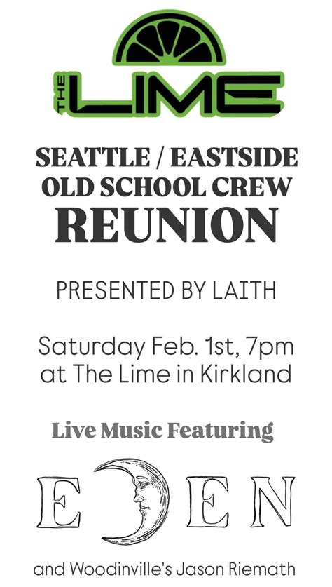 Laith Baxter Presents: One Night in Kirkland! An Eastside Reunion ...