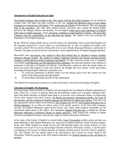 English Education in India - It was formed to conduct trade with India ...