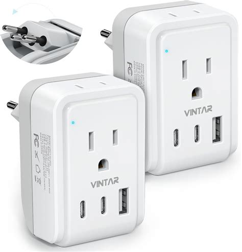 Amazon.com: Switzerland Power Adapter 2 Pack, TESSAN Type J Adaptor ...