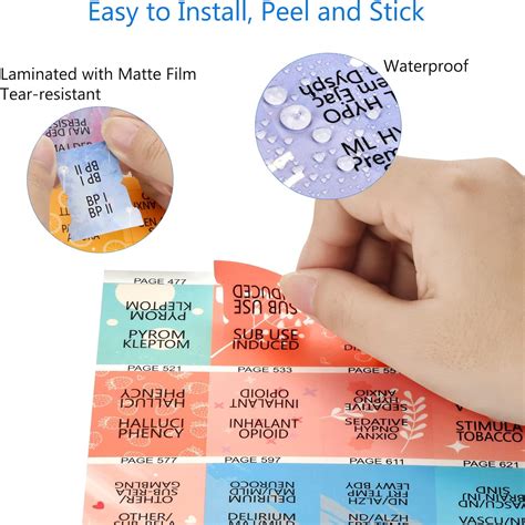 Buy Index Tabs for DSM-5, 11 Blank Tabs Included, Color-Coded and ...