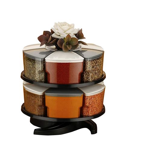 Buy PRAMUKH FASHION Plastic 360 Degree Revolving Round Shape ...