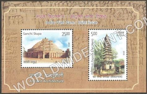2018 India - Vietnam : Joint Issue Miniature Sheet – Worldwidemint